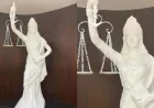 न्याय की देवी की मूर्ति में ऐतिहासिक बदलाव: आंखों से पट्टी हटी, हाथ में अब संविधान