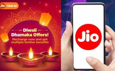 रिलायंस जियो का दिवाली धमाका: 101 रुपये में पाएं अनलिमिटेड 5G डेटा
