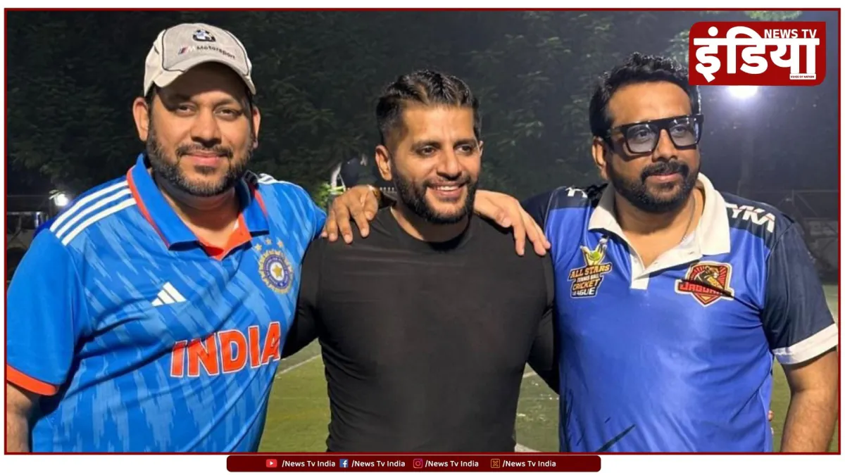 ऑल स्टार्स टेनिस लीगः राजस्थान जगुआर के मालिक और निर्माता अनिल जैन, कप्तान करणवीर बोहरा और डीके ने पहली बार टीम एंथम गाने के लिए संगीत में हाथ आजमाया! 