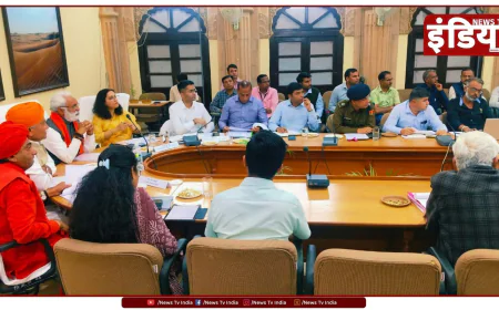 जैसलमेर बजट घोषणाओं की समीक्षा बैठक: त्वरित एवं समयबद्ध क्रियान्वयन के निर्देश