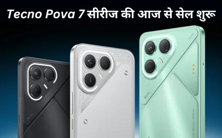 Tecno Pova 7 और Pova 7 Pro 5G की भारत में आज से शुरू हुई सेल , जानें कीमत और अन्य फीचर्स