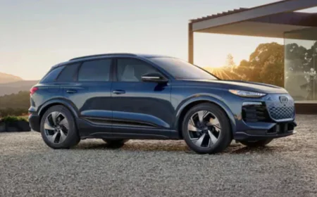 Audi Q6 e-tron स्टाइलिश लुक में आई सामने , अगस्त में होगी लॉन्च , जानें कीमत