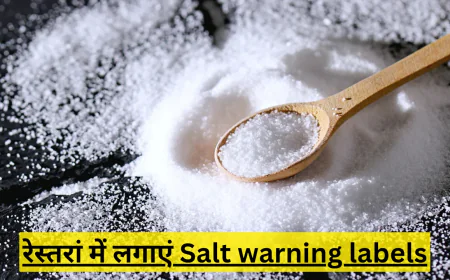 रेस्तरां मेन्यू पर दिखा Salt warning labels लोगों को सतर्क करने का नया तरीका होगा बीमारियों से बचाव