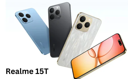 Realme 15T हुआ लॉन्च , शानदार डिजाइन और जबरदस्त बैटरी के साथ मिलेगा तगड़ा प्रोसेसर