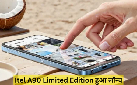Itel A90 Limited Edition इंडिया में हुआ लॉन्च , मिलिट्री ग्रेड मजबूती के साथ दमदार बैटरी