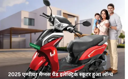 2025 एम्पीयर मैग्नस ग्रैंड इलेक्ट्रिक स्कूटर हुआ लॉन्च मिलेगा स्टाइलिश लुक और अट्रैक्टिव कलर्स