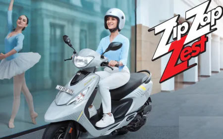 Tvs Scooty Zest SXC Varient हुआ लॉन्च स्टाइलिश डिजाइन के साथ मिलेंगे सेफ्टी फीचर्स