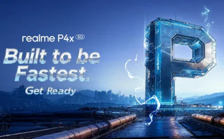Realme P4x 5G बहुत जल्द आयेगा भारत में माइक्रोसाइट पर दिखा स्टाइलिश स्मार्टफोन